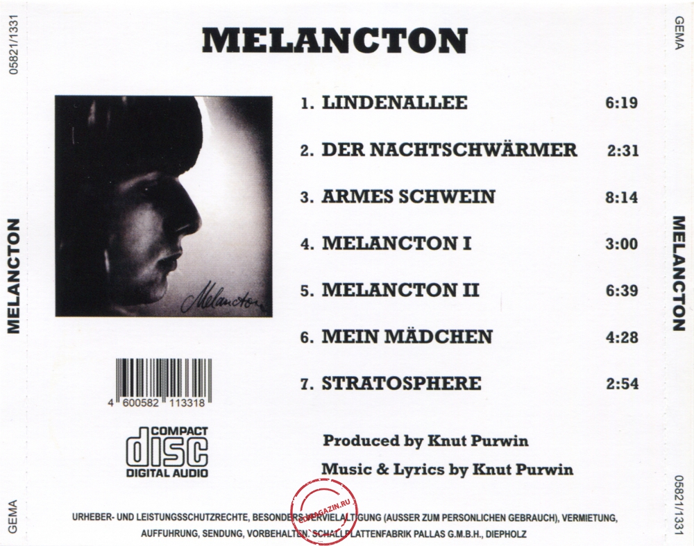 Audio CD: Melancton (1979) Melancton