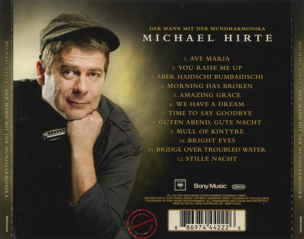Audio CD: Michael Hirte (2008) Der Mann Mit Der Mundharmonika