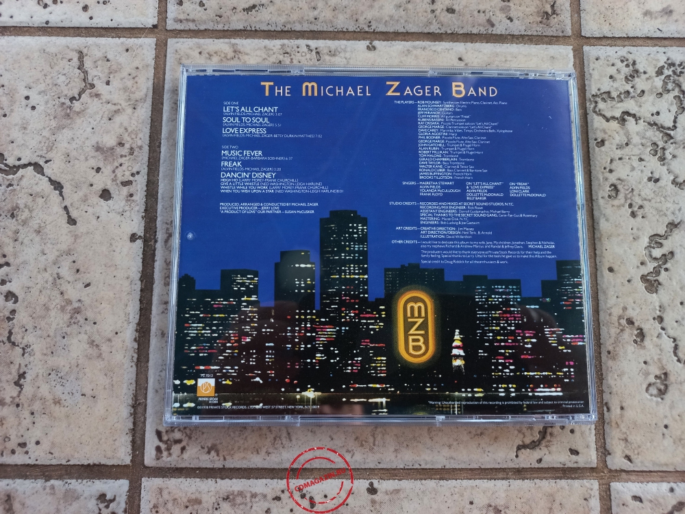 Audio CD: Michael Zager Band (1978) Let's All Chant