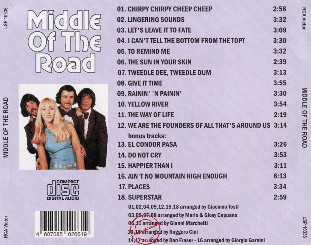 Audio CD: Middle Of The Road (1971) Middle Of The Road Audio CD: Middle Of The Road (1971) Middle Of The Road