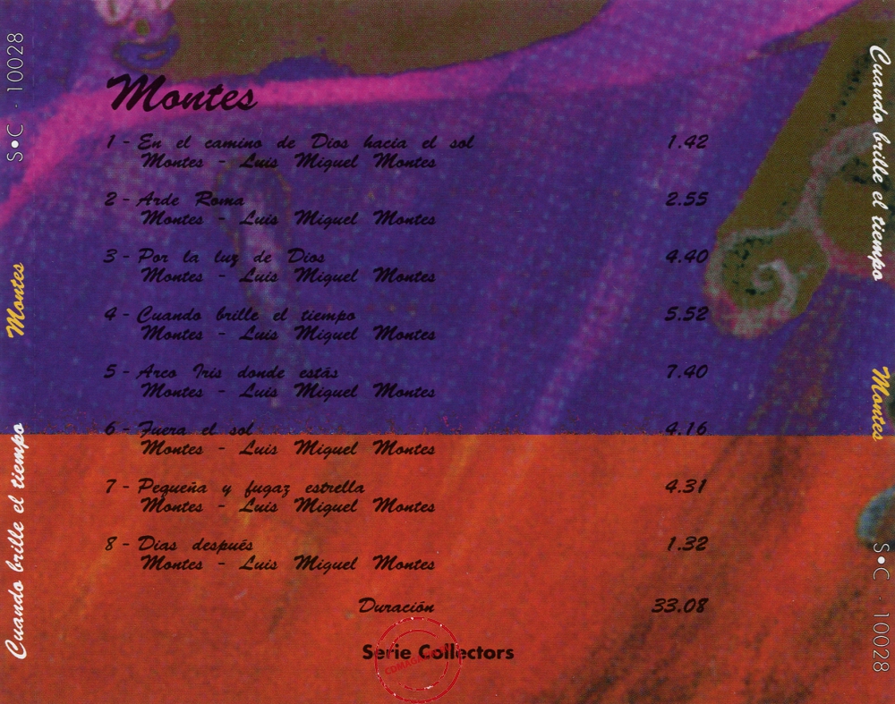 Audio CD: Montes (3) (1974) Cuando Brille El Tiempo
