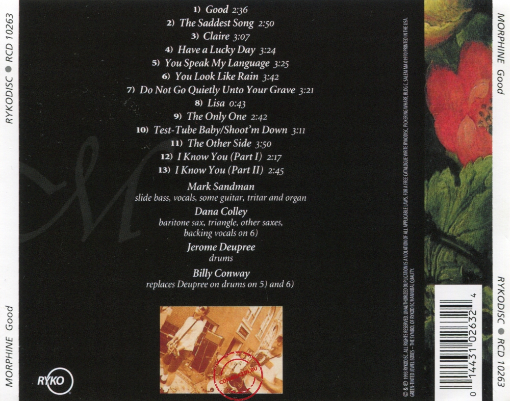 Audio CD: Morphine (2) (1992) Good