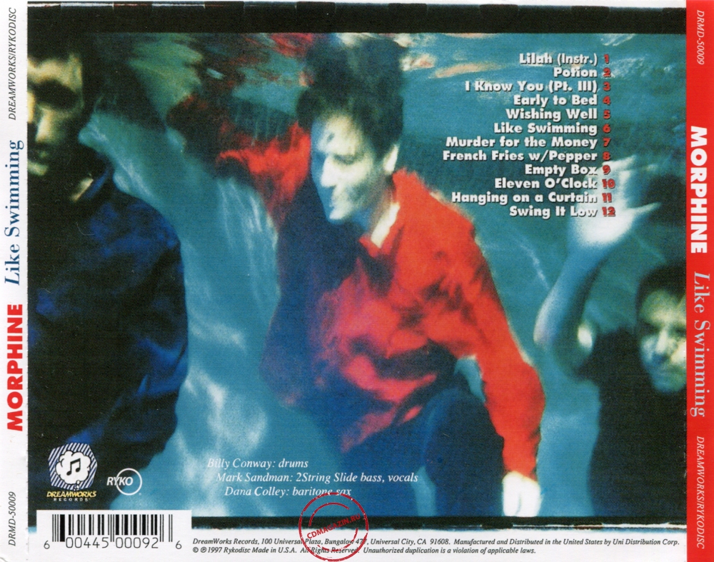 Audio CD: Morphine (2) (1997) Like Swimming