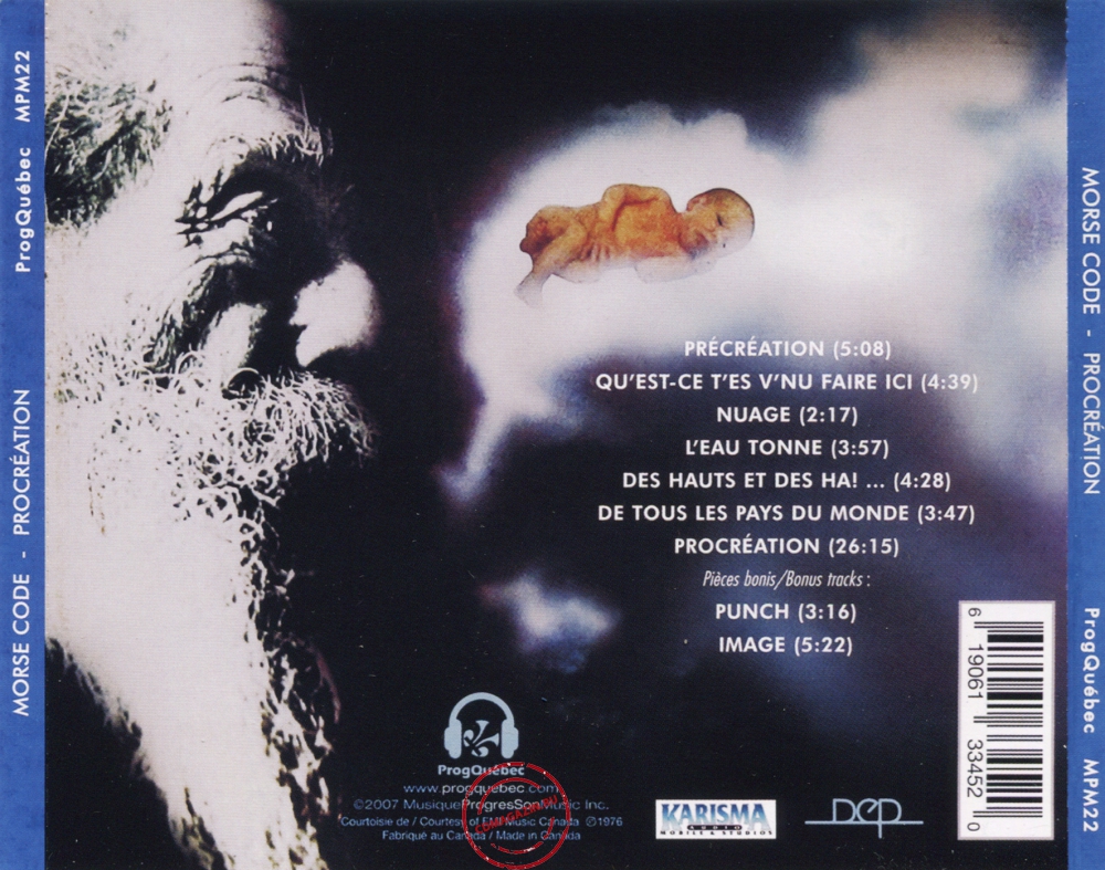Audio CD: Morse Code (1976) Procreation Audio CD: Morse Code (1976) Procreation