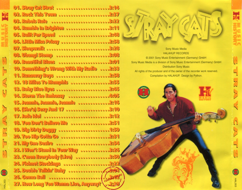 Audio CD: Stray Cats (2001) HTV Music History