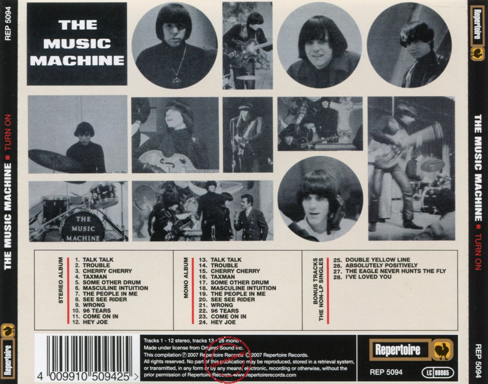 Audio CD: Music Machine (1966) Turn On
