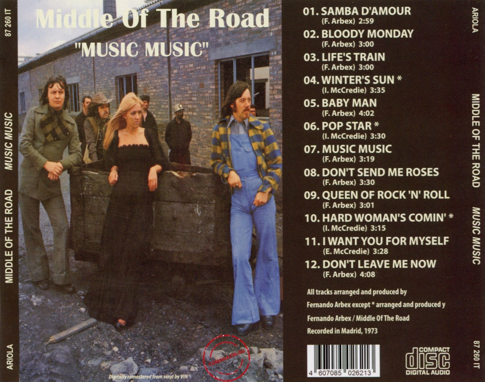 Audio CD: Middle Of The Road (1973) Music Music Audio CD: Middle Of The Road (1973) Music Music