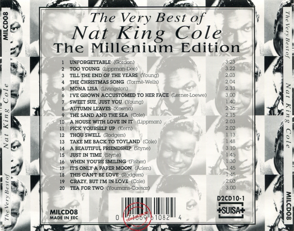 Audio CD: Nat King Cole (1994) The Very Best Of - The Millenium Edition