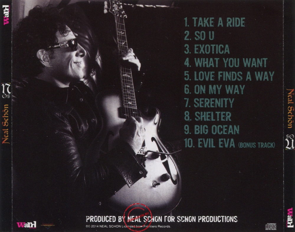Audio CD: Neal Schon (2014) So U Audio CD: Neal Schon (2014) So U