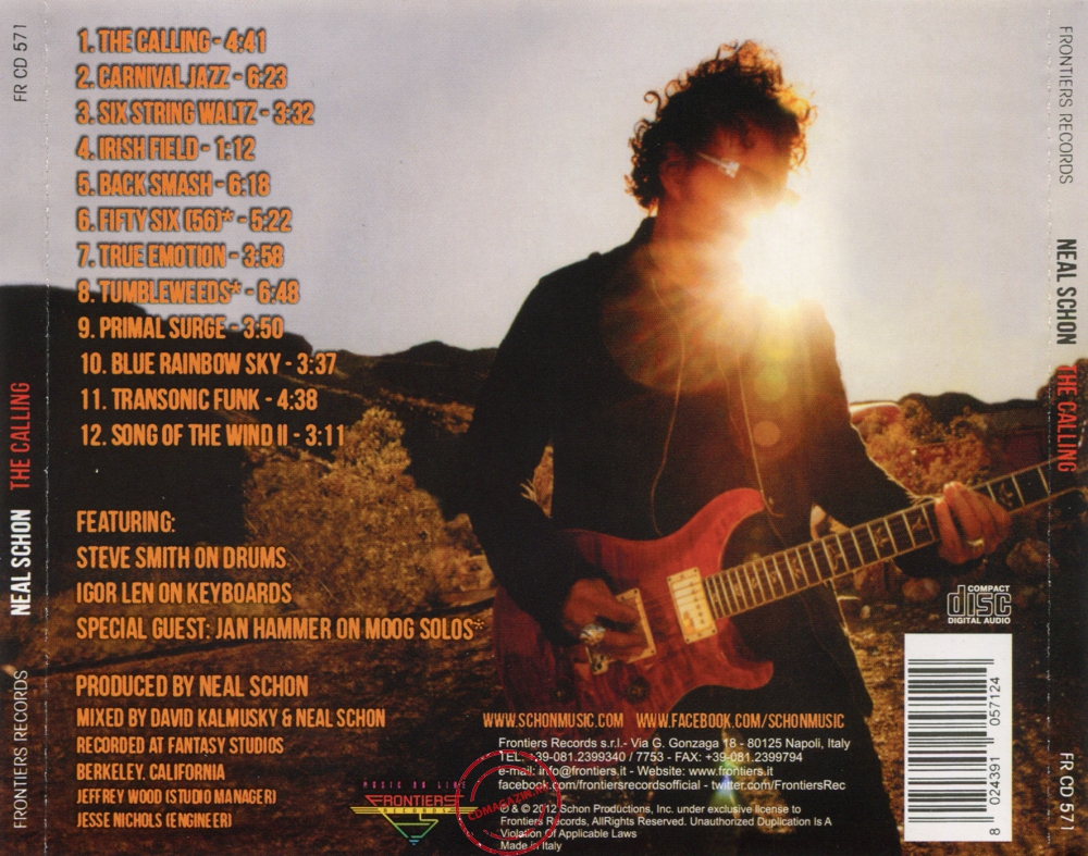 Audio CD: Neal Schon (2012) The Calling Audio CD: Neal Schon (2012) The Calling