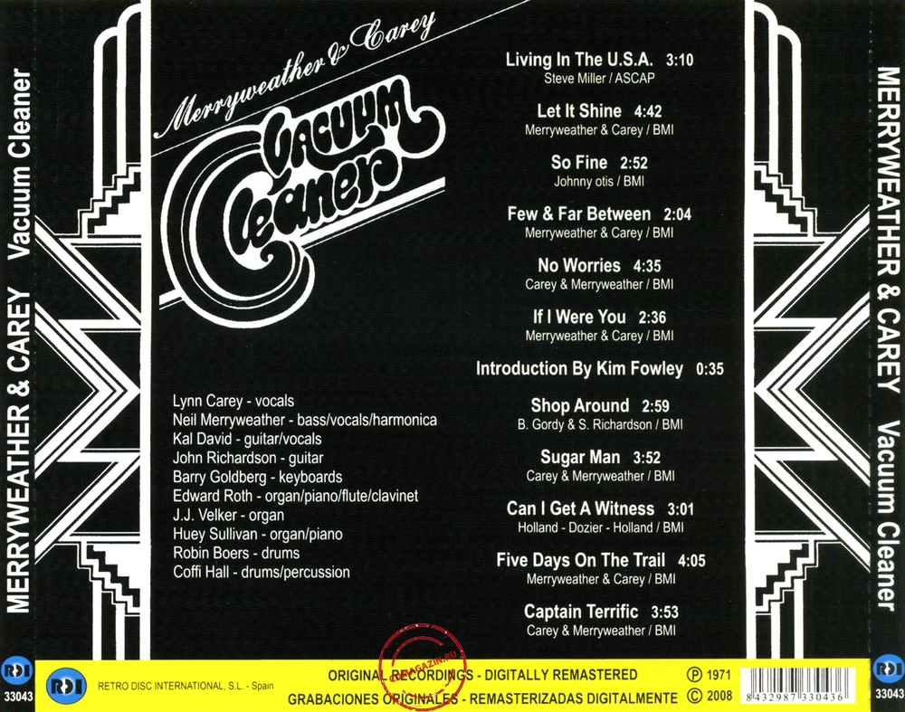 Audio CD: Neil Merryweather (1971) Vacuum Cleaner Audio CD: Neil Merryweather (1971) Vacuum Cleaner
