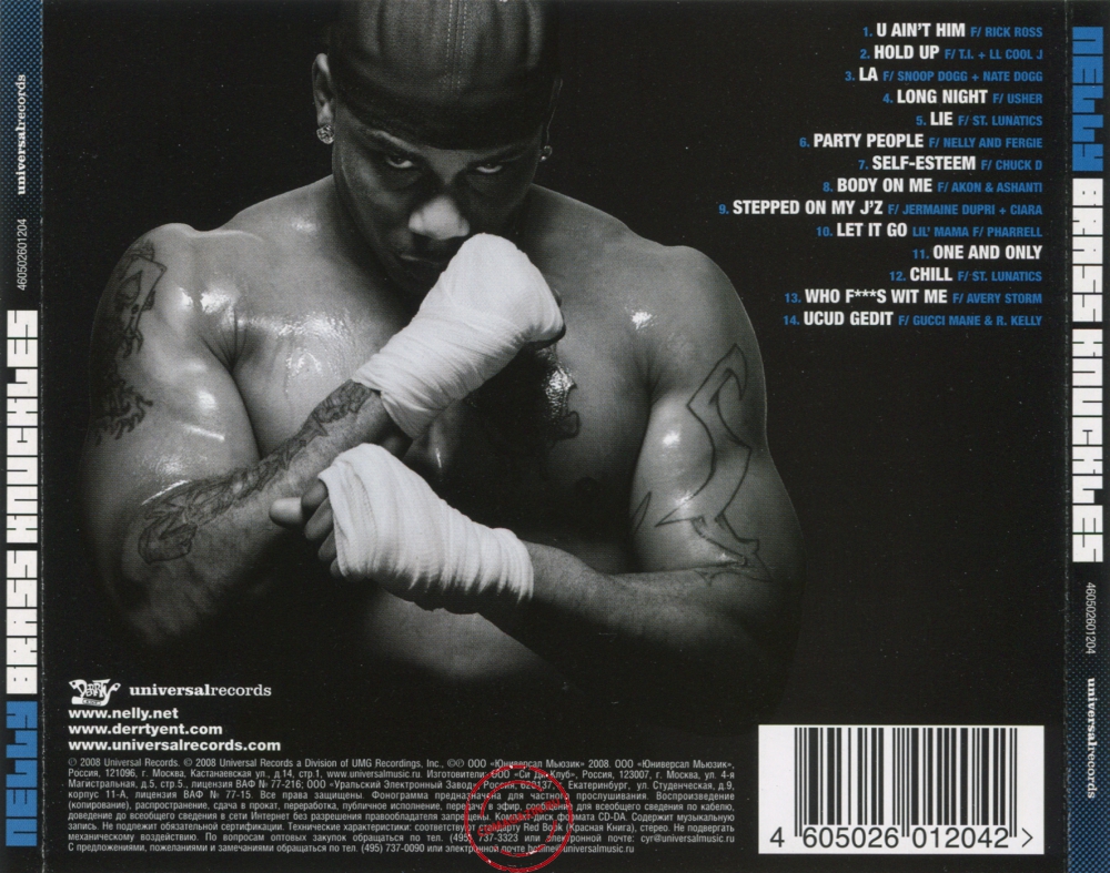 Audio CD: Nelly (2008) Brass Knuckles