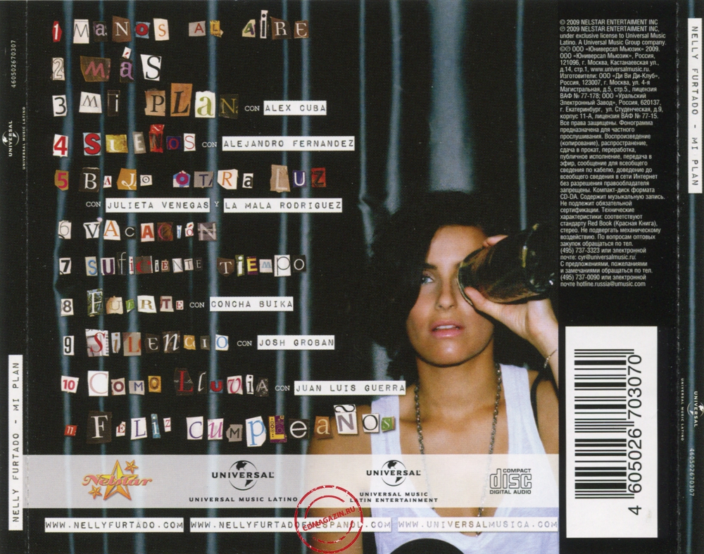 Audio CD: Nelly Furtado (2009) Mi Plan Audio CD: Nelly Furtado (2009) Mi Plan
