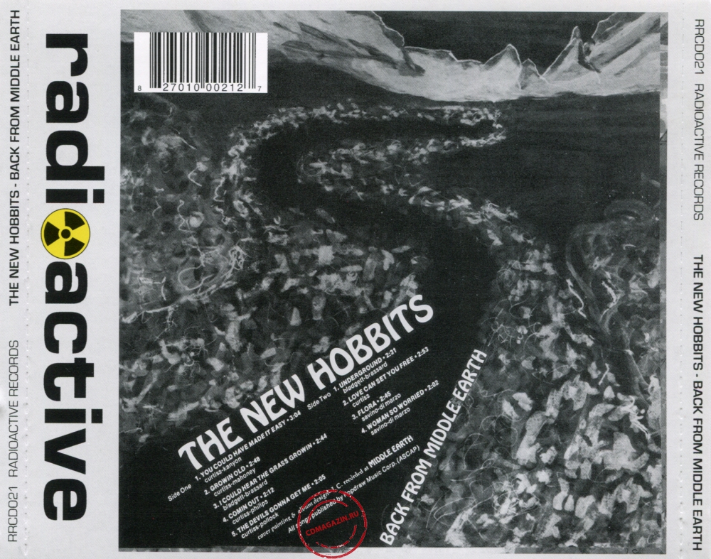 Audio CD: New Hobbits (1969) Back From Middle Earth Audio CD: New Hobbits (1969) Back From Middle Earth
