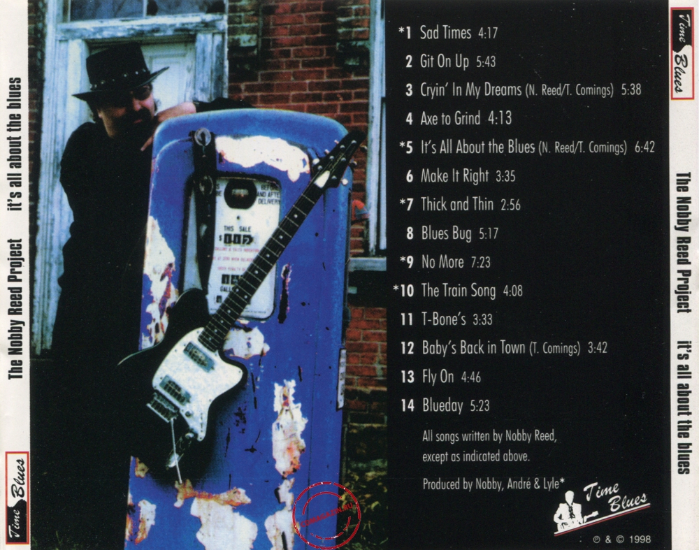 Audio CD: Nobby Reed Project (1998) It's All About The Blues