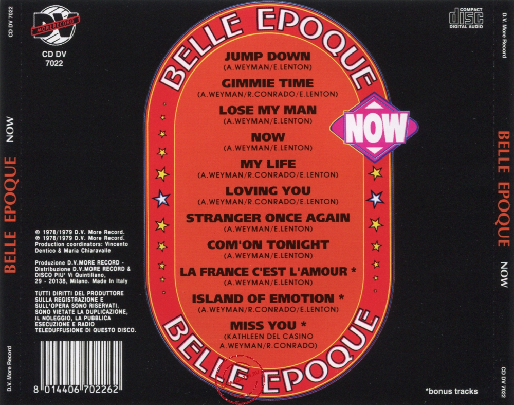 Audio CD: Belle Epoque (1979) Now