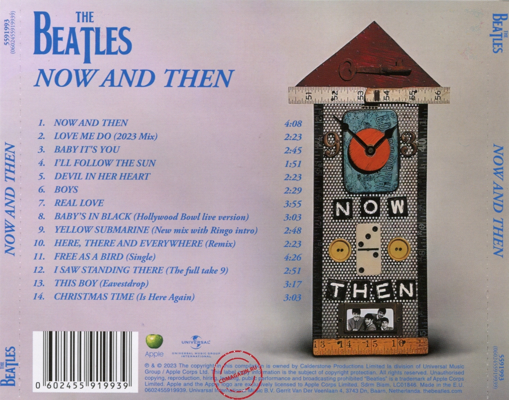 Audio CD: Beatles (2023) Now And Then Audio CD: Beatles (2023) Now And Then