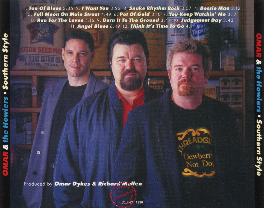 Audio CD: Omar & The Howlers (1996) Southern Style