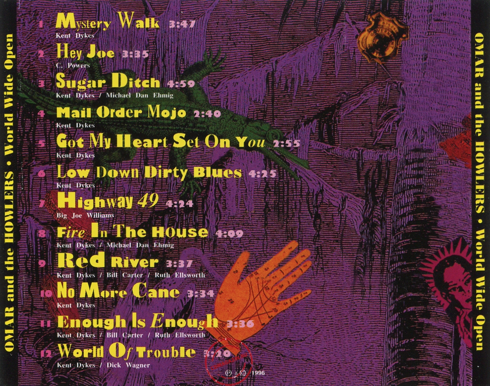 Audio CD: Omar & The Howlers (1996) World Wide Open