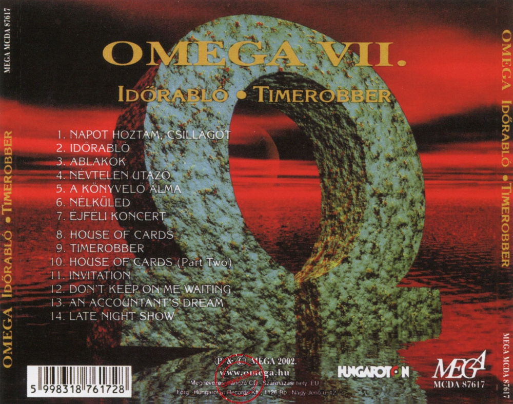 Audio CD: Omega (5) (1976) Idorablo • Time Robber