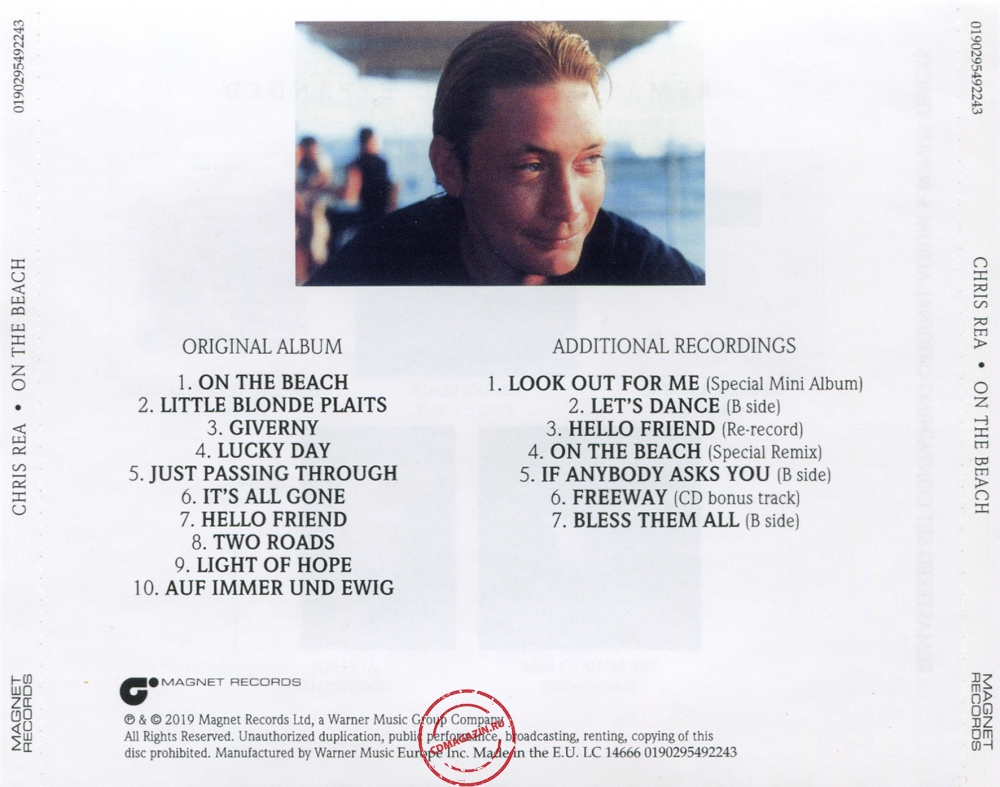 Audio CD: Chris Rea (1986) On The Beach