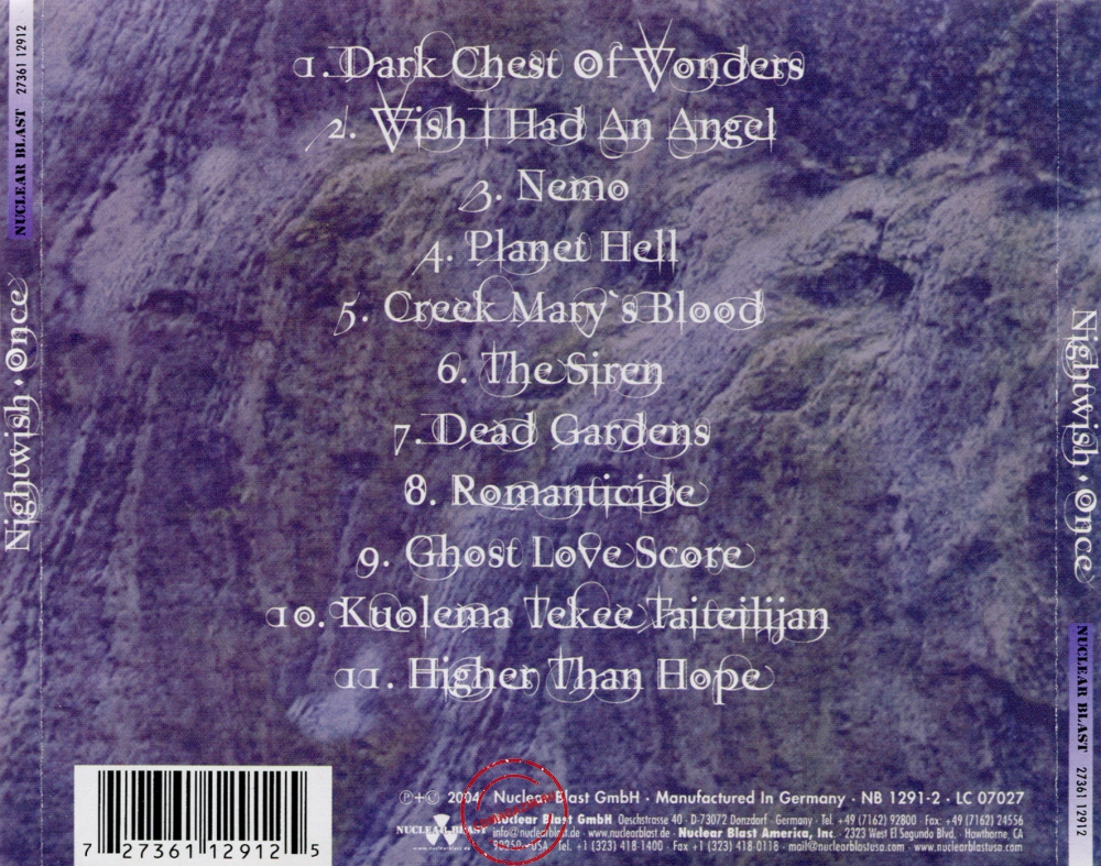 Audio CD: Nightwish (2004) Once