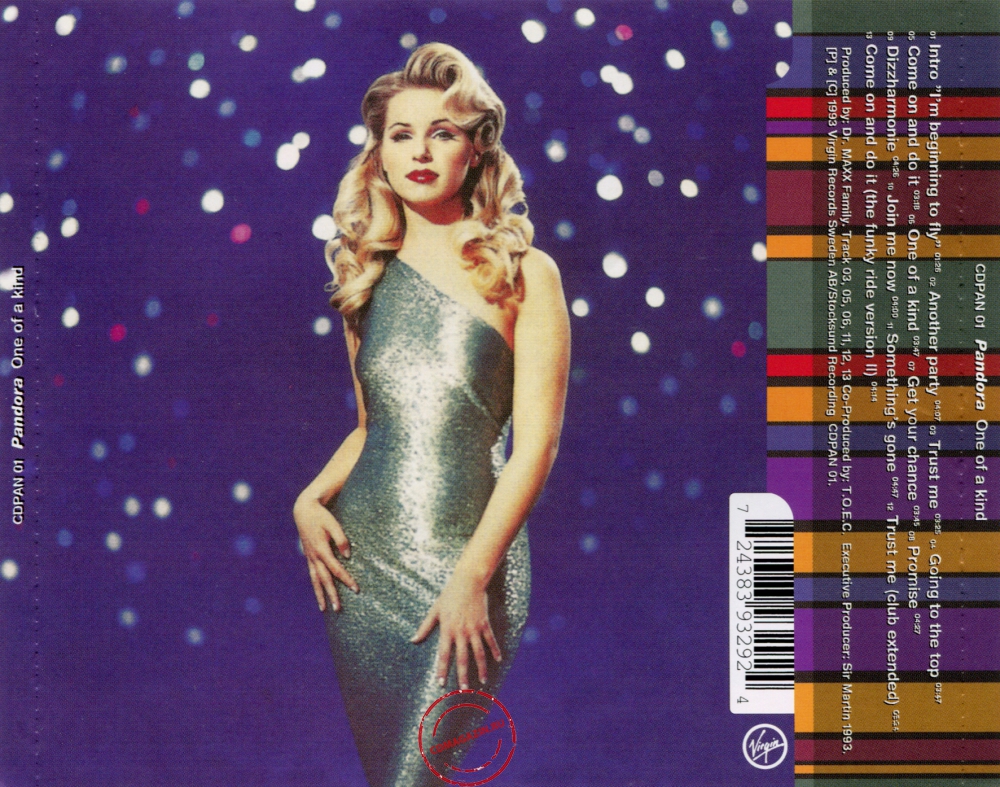 Audio CD: Pandora (1993) One Of A Kind Audio CD: Pandora (1993) One Of A Kind