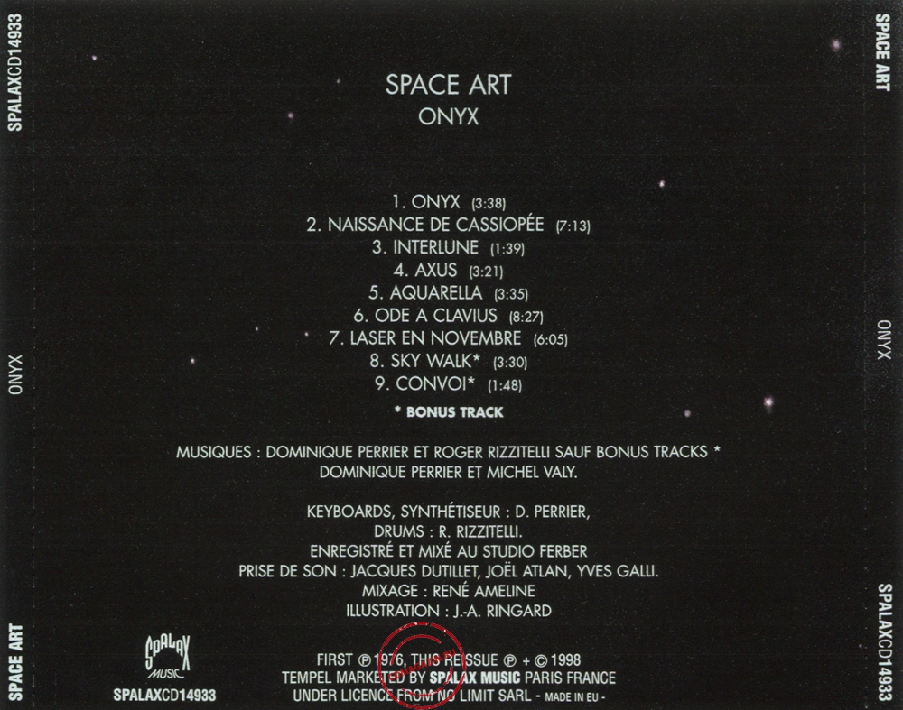 Audio CD: Space Art (2) (1977) Onyx