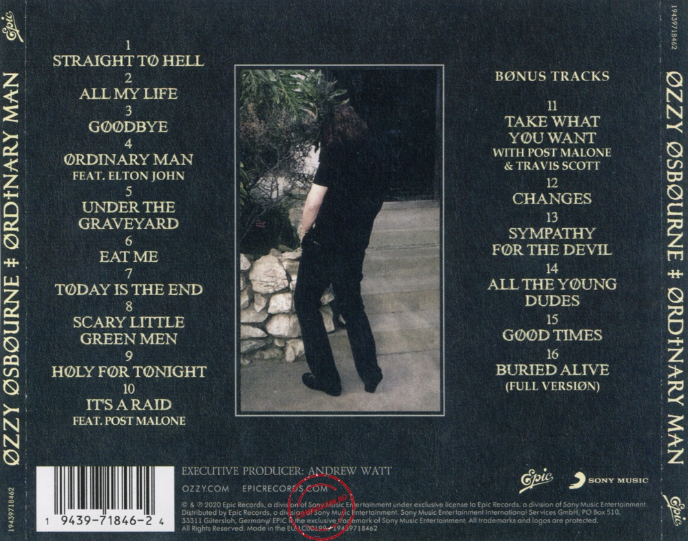 Audio CD: Ozzy Osbourne (2020) Ordinary Man