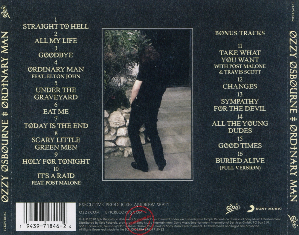 Audio CD: Ozzy Osbourne (2020) Ordinary Man Audio CD: Ozzy Osbourne (2020) Ordinary Man