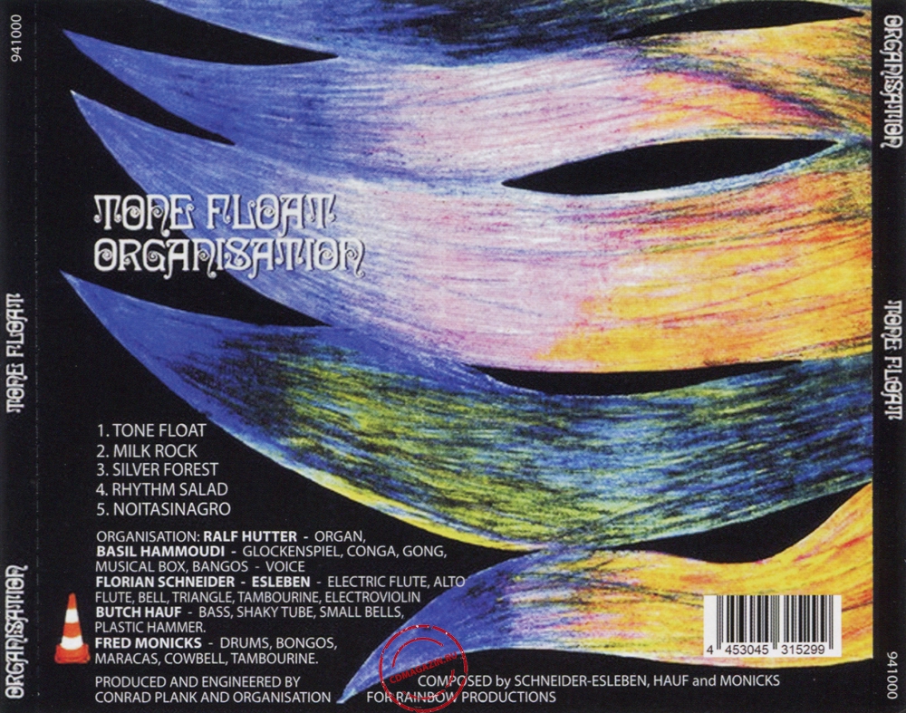 Audio CD: Organisation (1970) Tone Float Audio CD: Organisation (1970) Tone Float