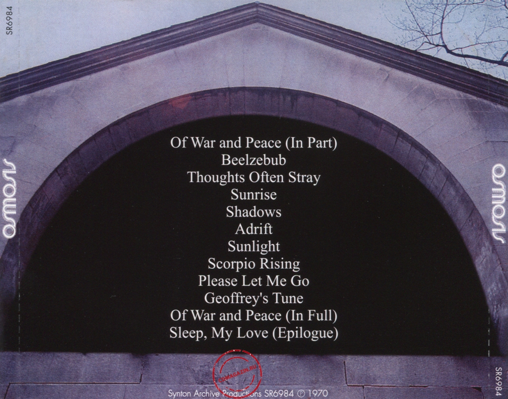 Audio CD: Osmosis (8) (1970) Osmosis Audio CD: Osmosis (8) (1970) Osmosis