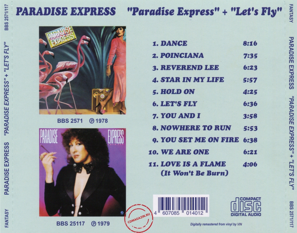 Audio CD: Paradise Express (1978) Paradise Express + Let's Fly Audio CD: Paradise Express (1978) Paradise Express + Let's Fly