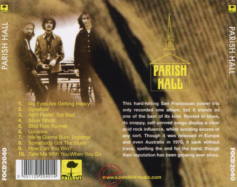 Audio CD: Parish Hall (1970) Parish Hall