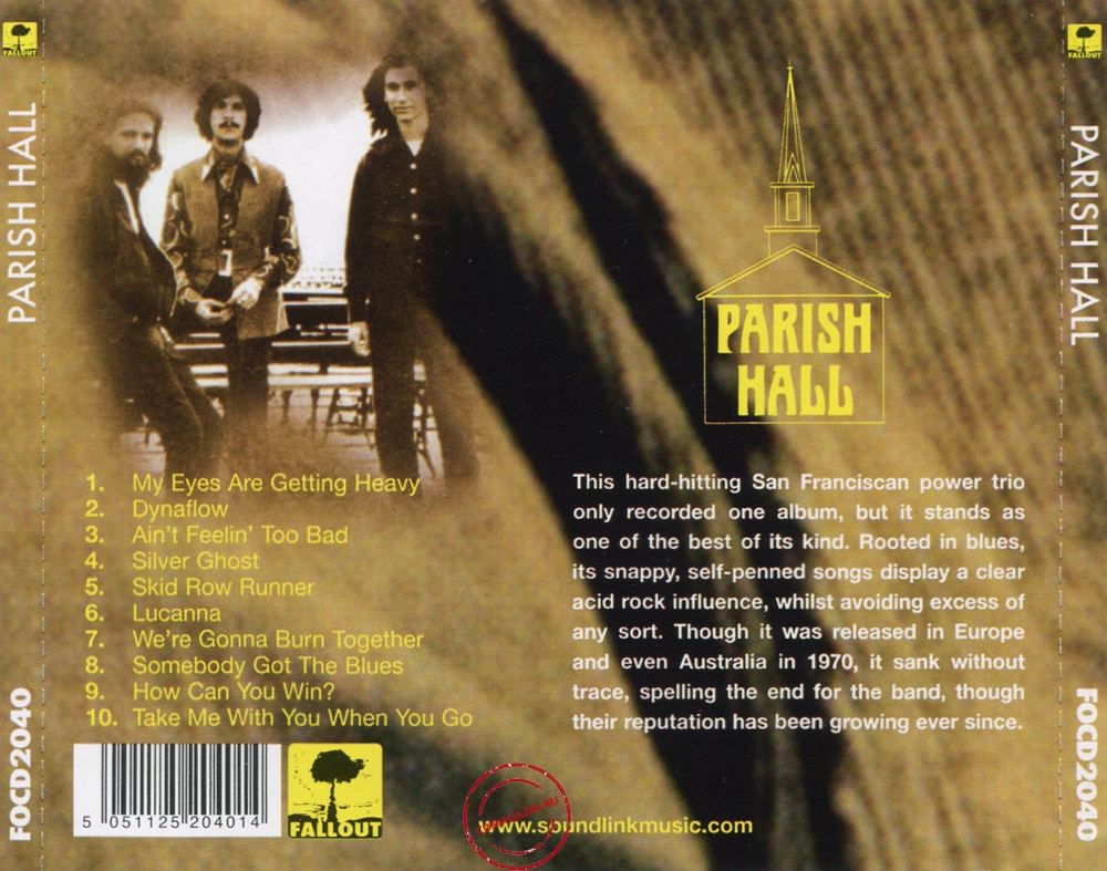 Audio CD: Parish Hall (1970) Parish Hall Audio CD: Parish Hall (1970) Parish Hall