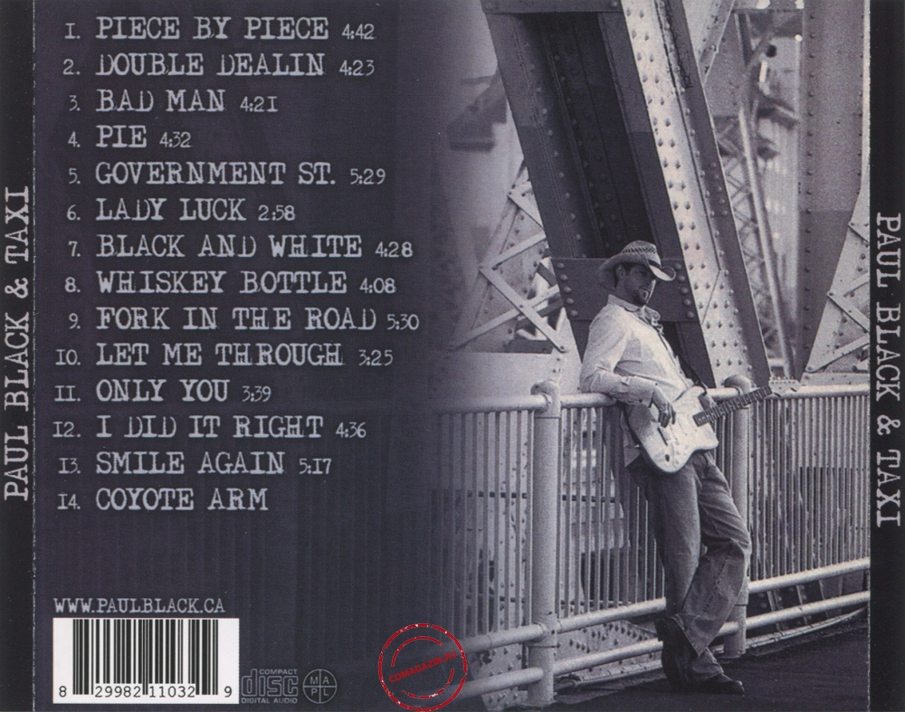 Audio CD: Paul Black & Taxi (1999) Paul Black & Taxi