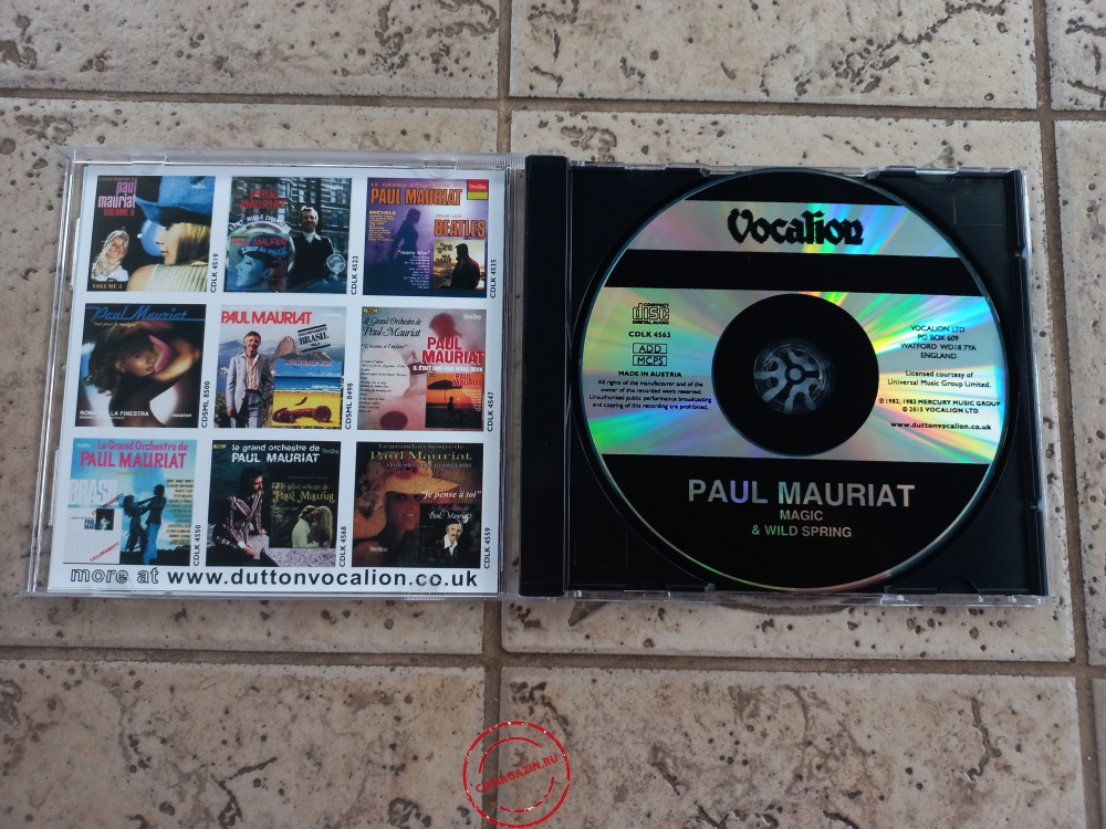 Audio CD: Paul Mauriat (1982) Magic + Wild Spring