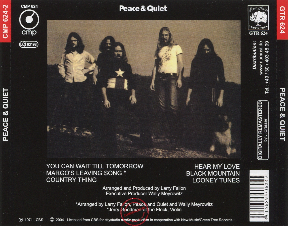 Audio CD: Peace & Quiet (1971) Peace & Quiet Audio CD: Peace & Quiet (1971) Peace & Quiet