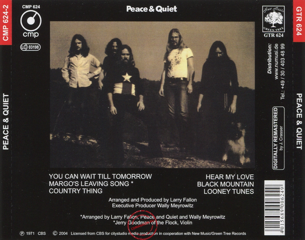 Audio CD: Peace & Quiet (1971) Peace & Quiet