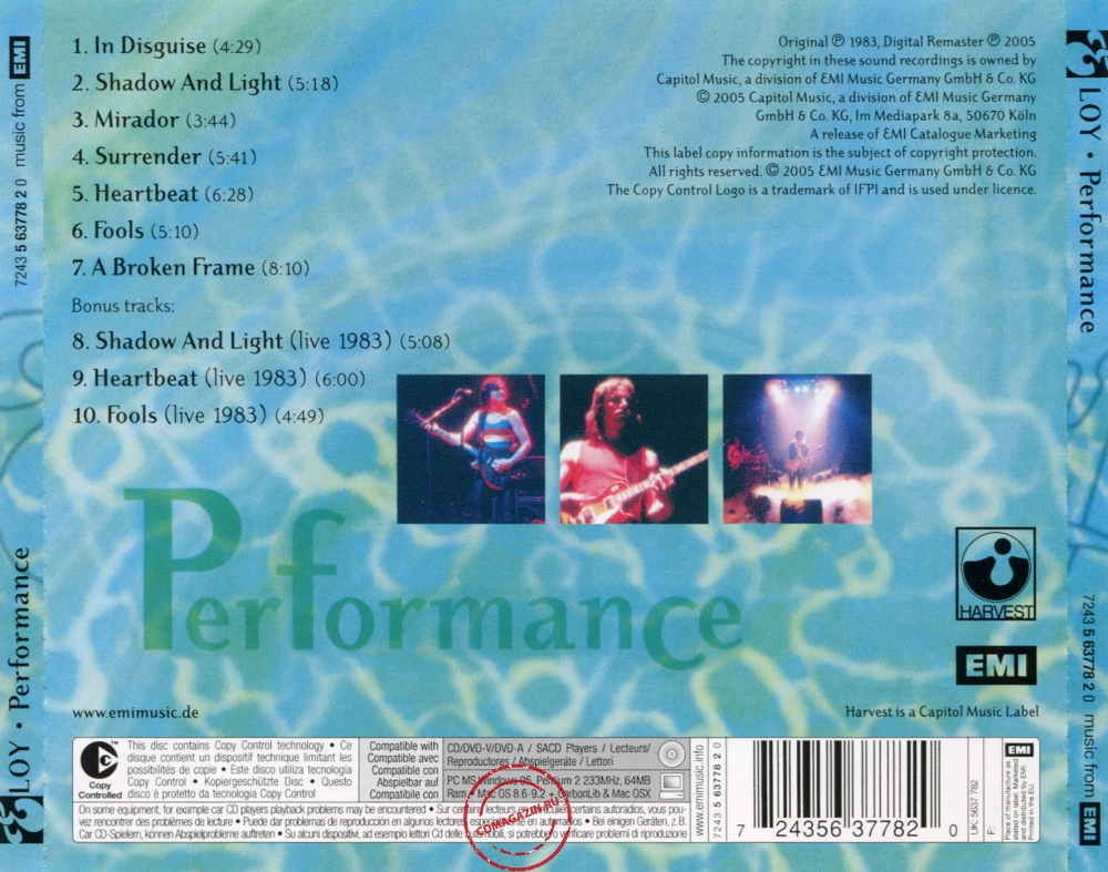 Audio CD: Eloy (1983) Performance Audio CD: Eloy (1983) Performance