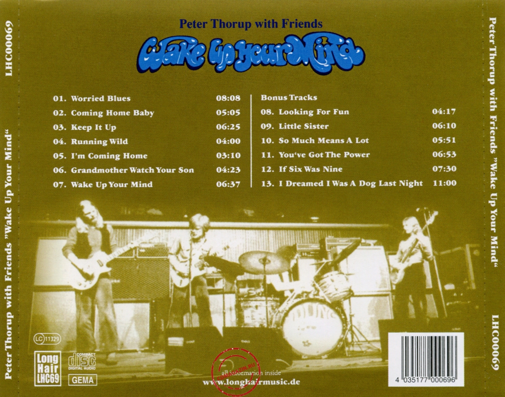Audio CD: Peter Thorup With Friends (1970) Wake Up Your Mind Audio CD: Peter Thorup With Friends (1970) Wake Up Your Mind