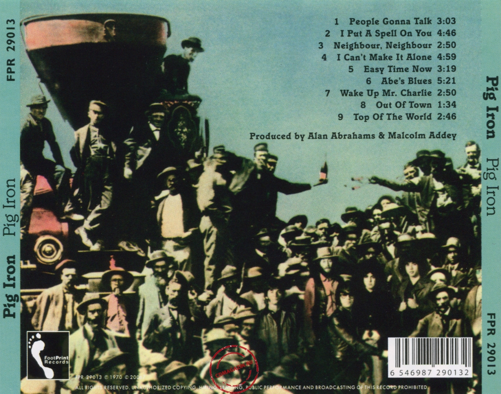 Audio CD: Pig Iron (1970) Pig Iron Audio CD: Pig Iron (1970) Pig Iron