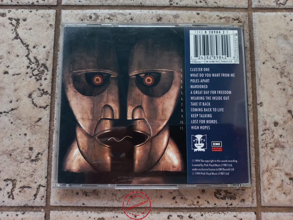 Audio CD: Pink Floyd (1994) The Division Bell