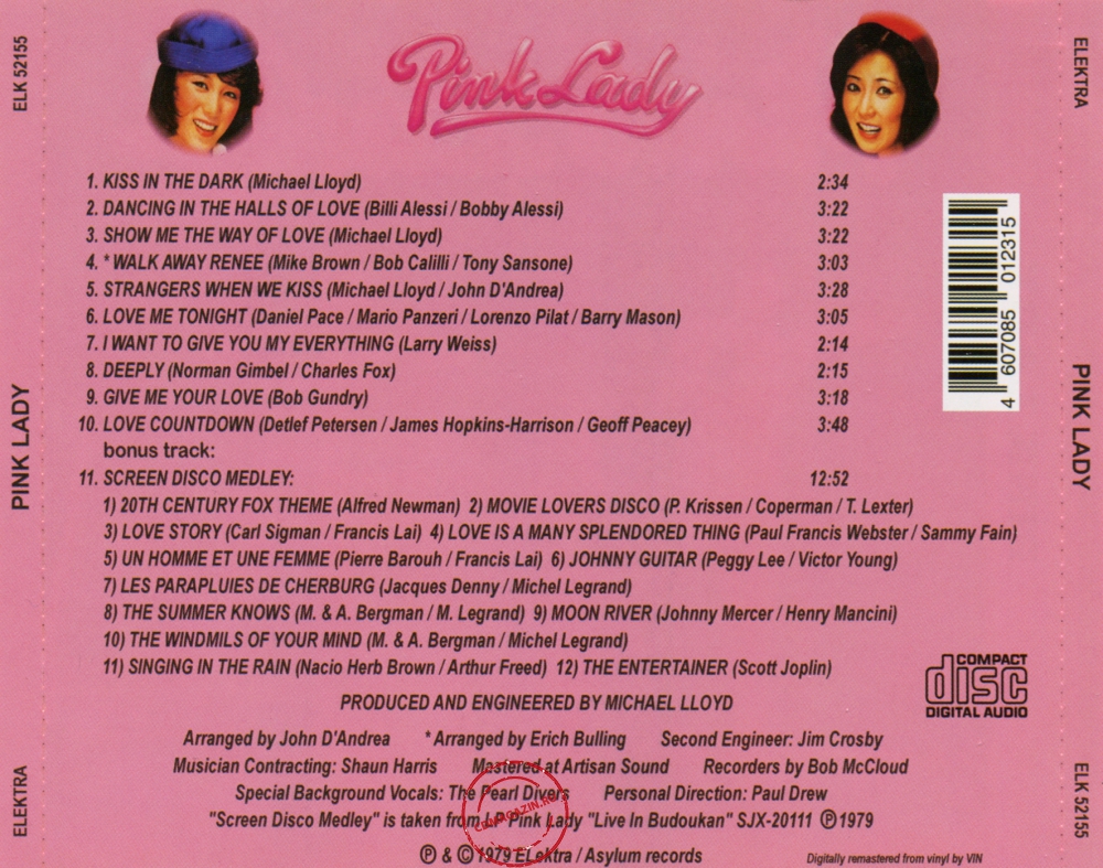 Audio CD: Pink Lady (1979) Pink Lady Audio CD: Pink Lady (1979) Pink Lady