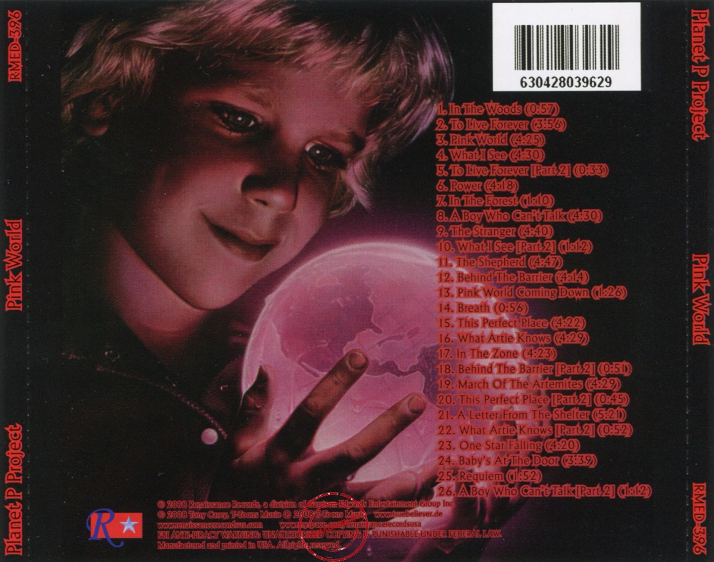 Audio CD: Planet P Project (1984) Pink World