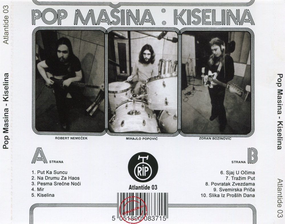 Audio CD: Pop Masina (1973) Kiselina