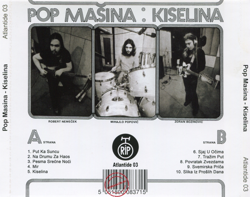 Audio CD: Pop Masina (1973) Kiselina Audio CD: Pop Masina (1973) Kiselina