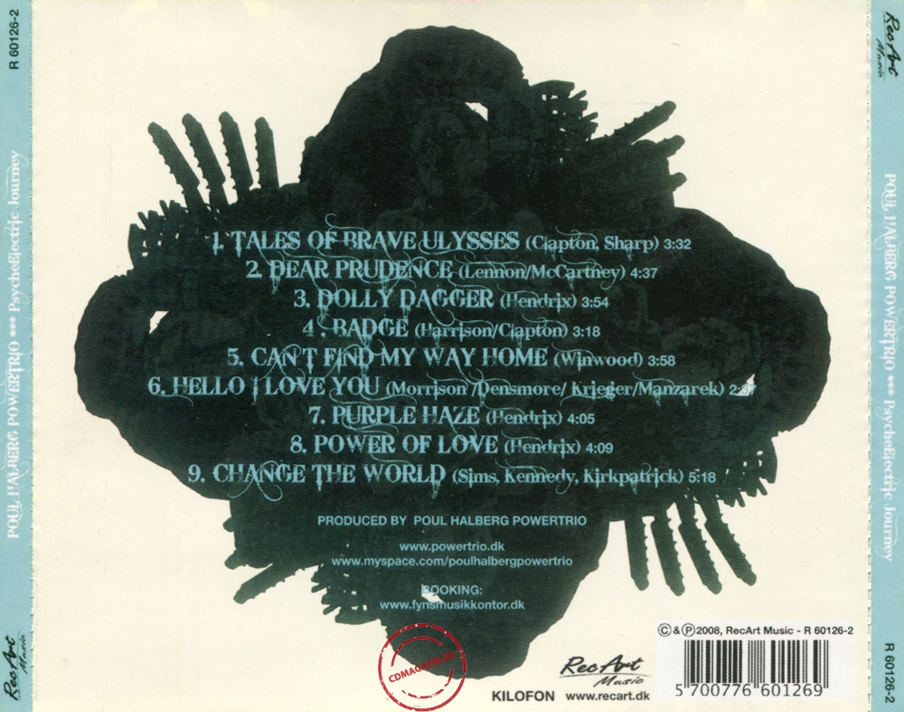Audio CD: Poul Halberg Powertrio (2008) PsychElectric Journey Audio CD: Poul Halberg Powertrio (2008) PsychElectric Journey