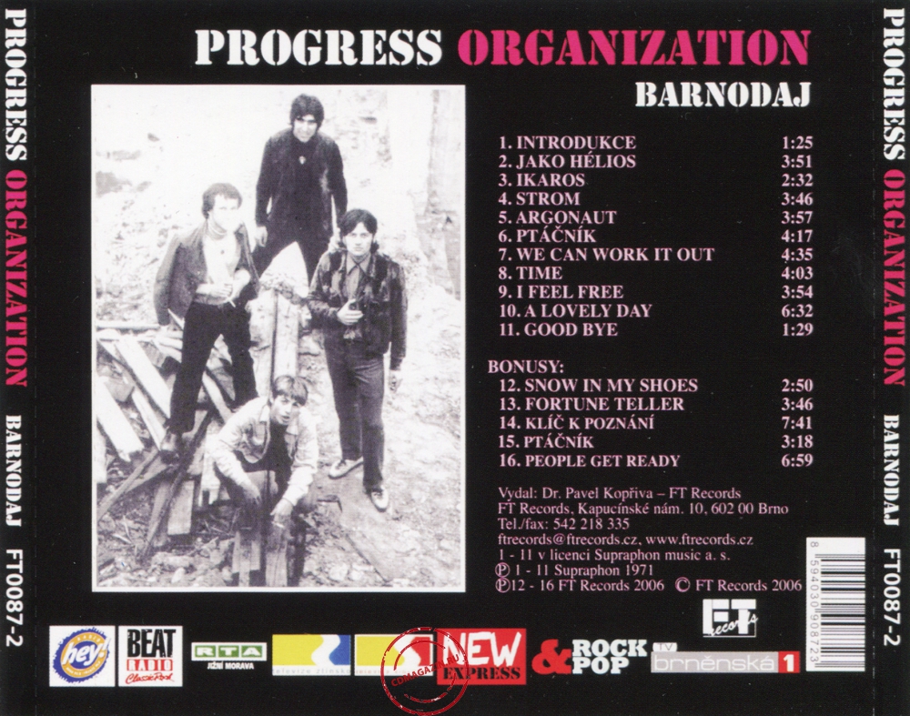 Audio CD: Progress Organization (1971) Barnodaj Audio CD: Progress Organization (1971) Barnodaj