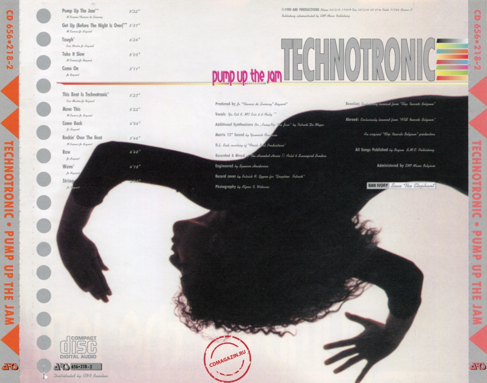 Audio CD: Technotronic (1989) Pump Up The Jam Audio CD: Technotronic (1989) Pump Up The Jam